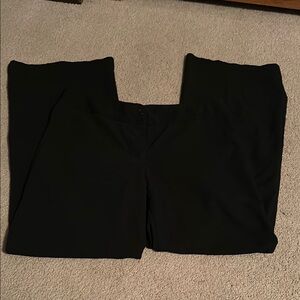 Black Pantsuit with Relaxed Fit and Matte Finish